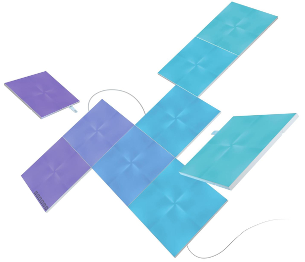 Nanoleaf Canvas Smarter Kit (9 paneli, kontroler) ISMNLC9 - 651648 - zdjęcie 3